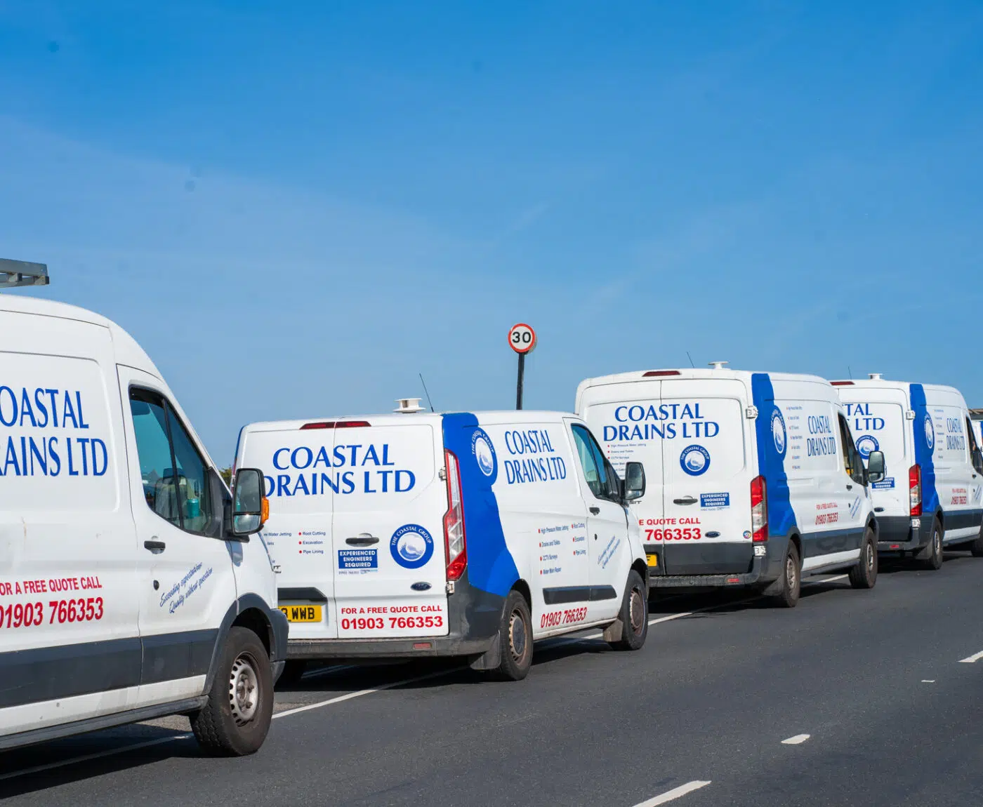 Coastal Drains vans