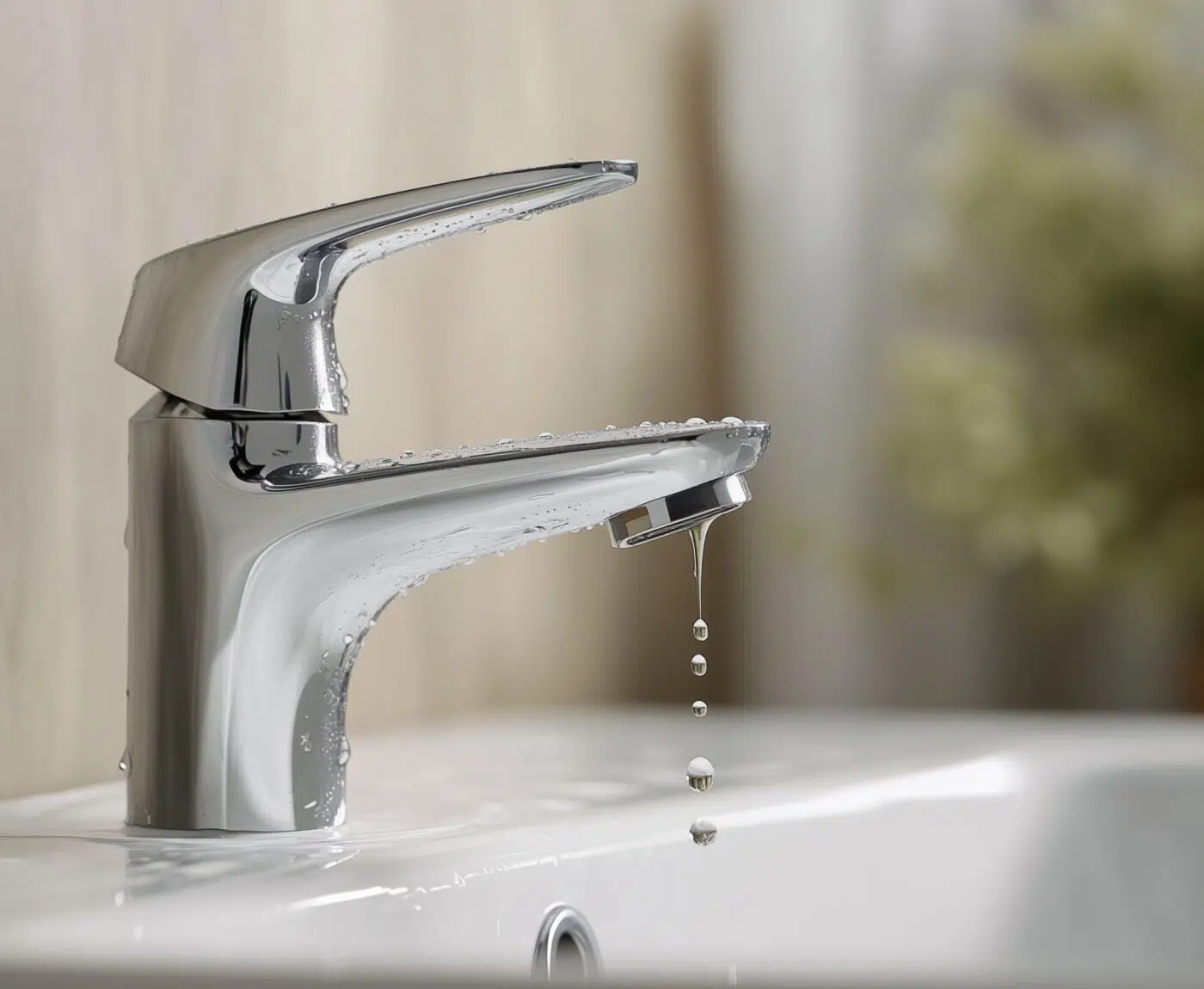 Leaking faucet