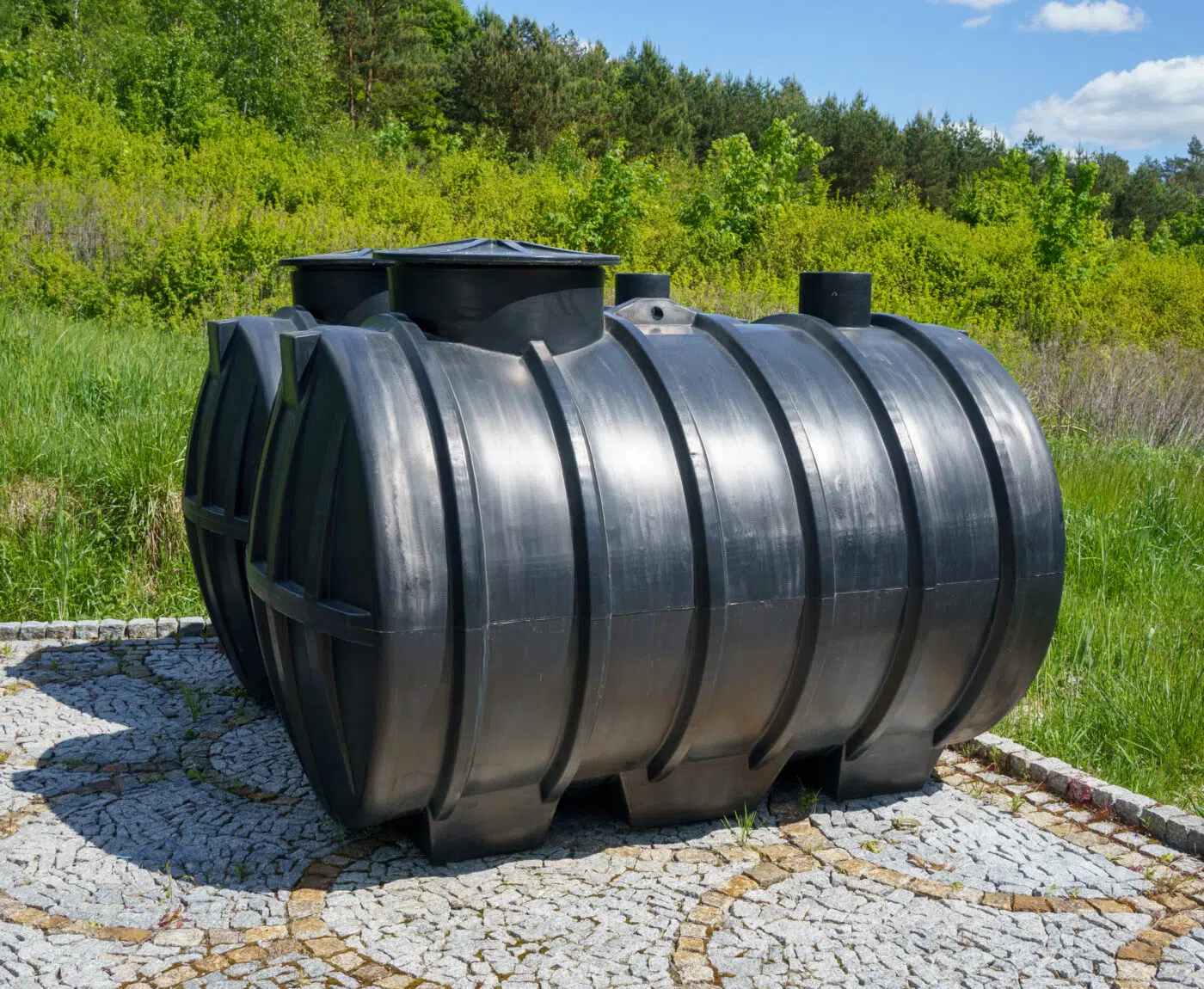 Plastic septic tank for domestic sewage plant